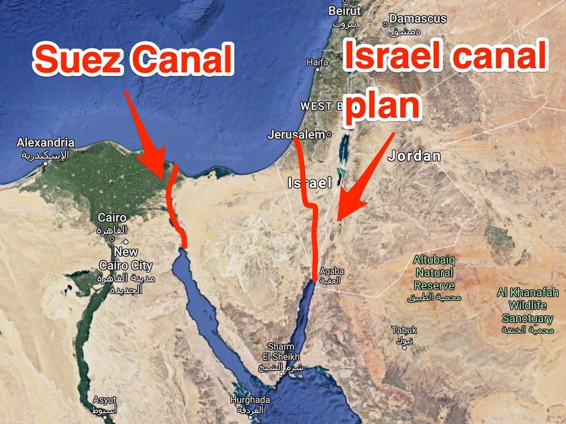 US Considered Blasting Alternate Suez Canal With Nuclear Bombs in '60s