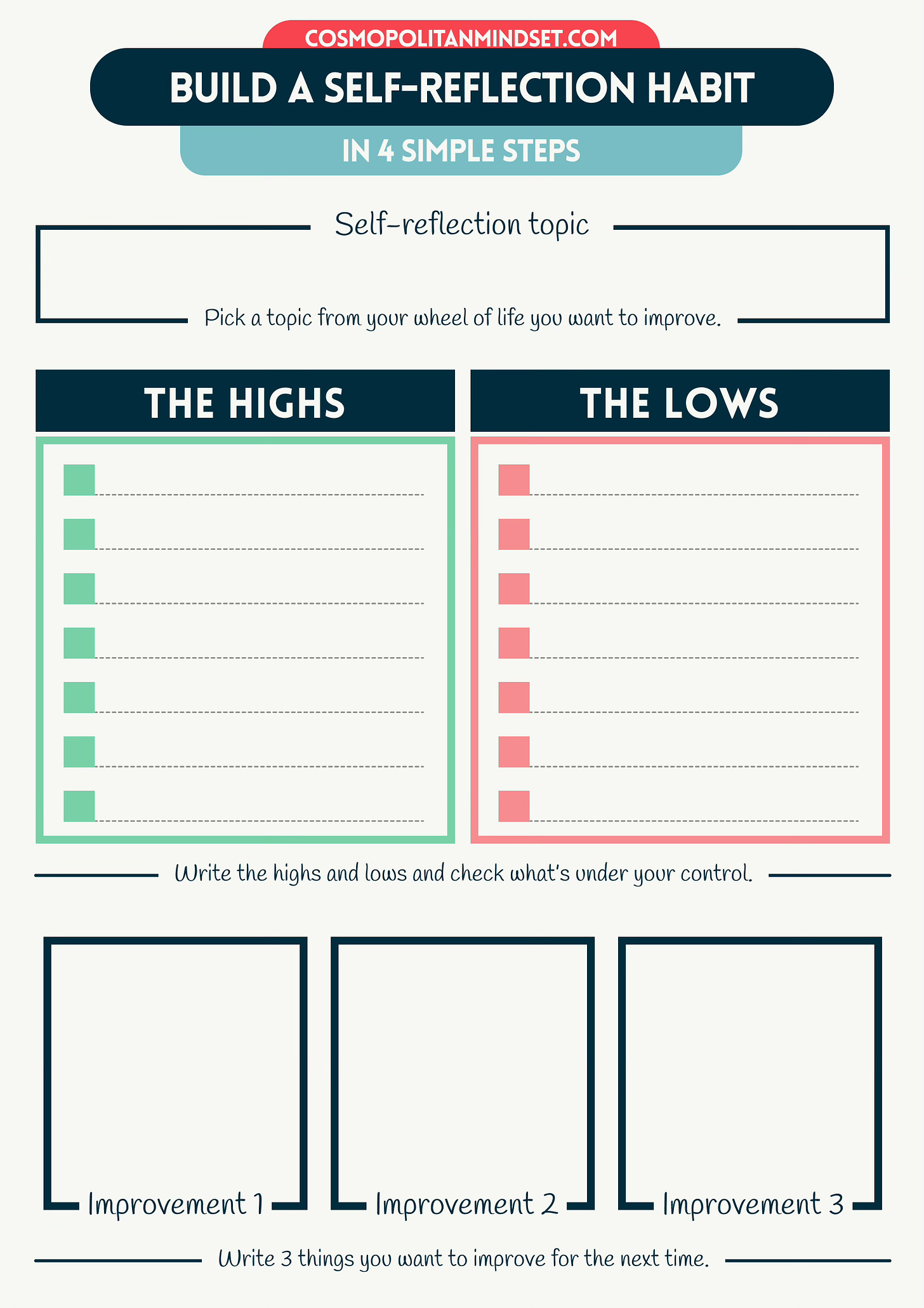 How To Build a Self-Reflection Habit in 4 Simple Steps