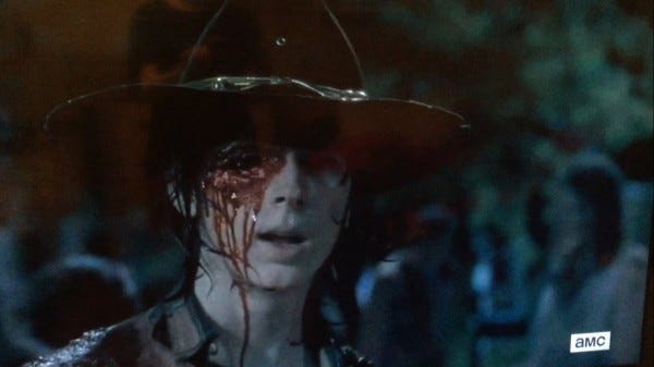 the walking dead carl grimes lost eye 2016 gossip