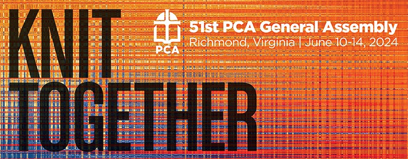 PCA General Assembly 2024 Banner, Theme: "Knit Together"