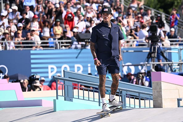 Davis skateboarder Nyjah Huston wins bronze medal in Paris | FOX40