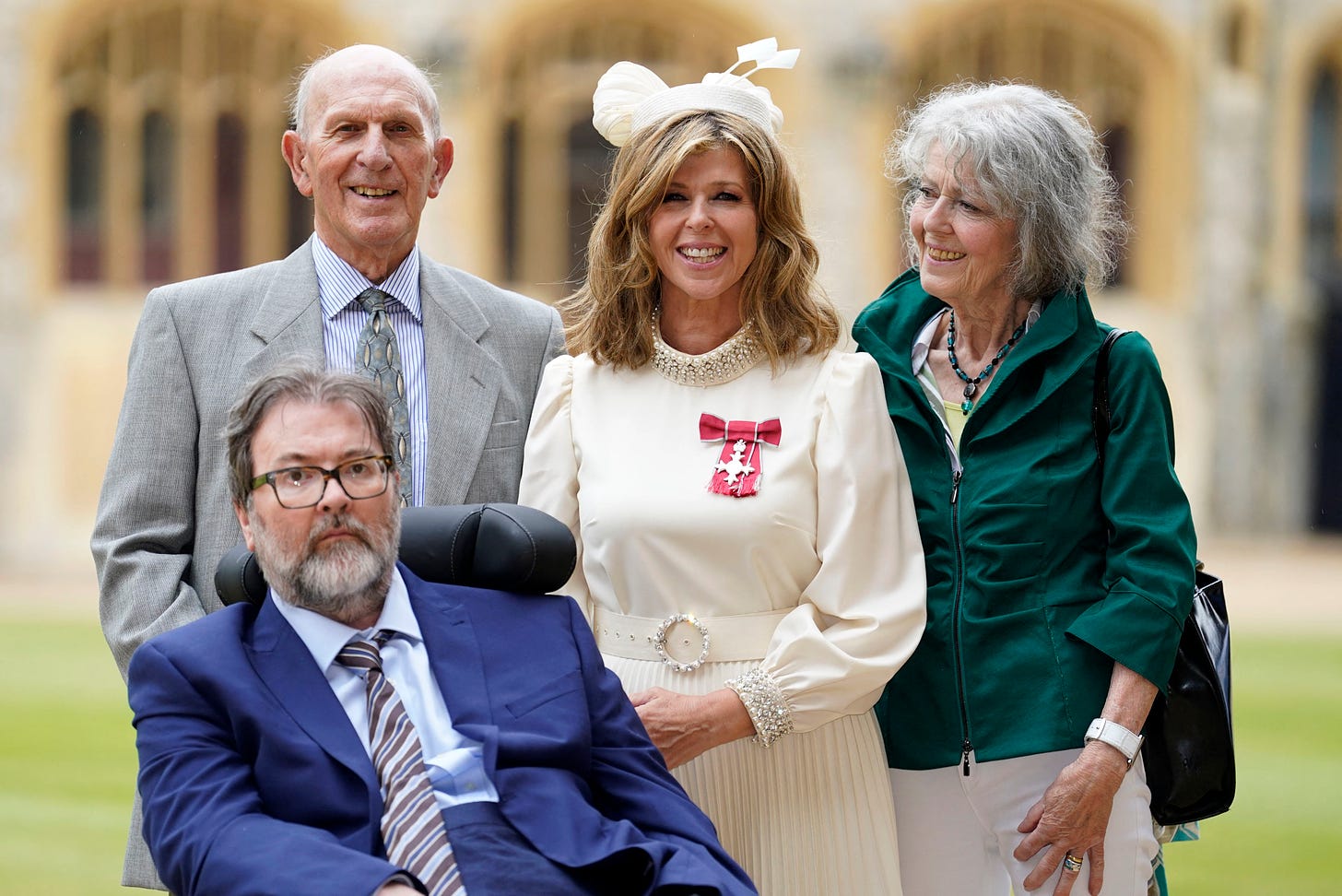 Kate Garraway with her late husband Derek Draper and her parents Gordon and Marilyn Garraway