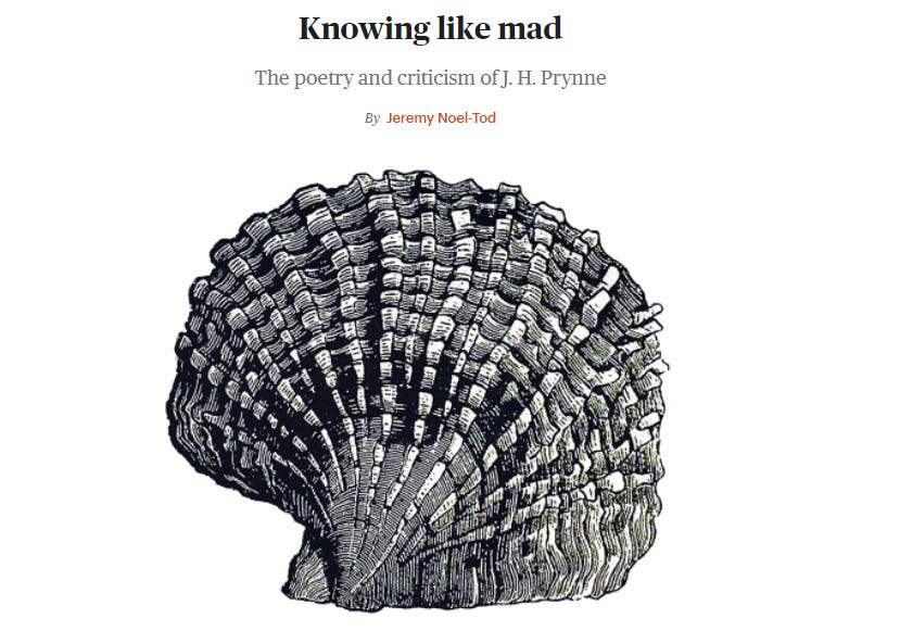 Knowing like mad: the poetry and criticism of JH Prynne