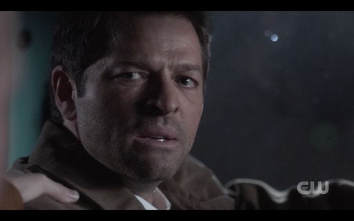 Castiel to Jack I watched you die once I wont do it again SPN