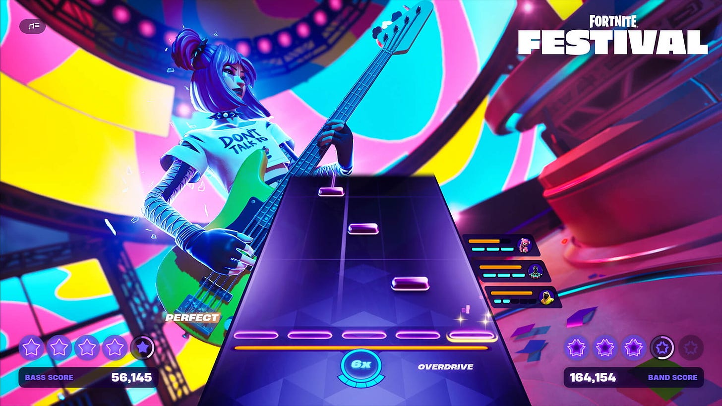 Fortnite Festival riceverà nuovi brani ogni settimana, Epic vuole creare il  miglior gioco musicale di sempre