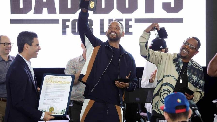 Ciudad de Miami decreta el Bad Boy Day con honores a Will Smith y Martin Lawrence