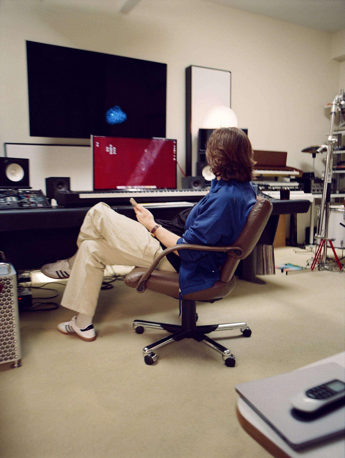 Emile in his studio