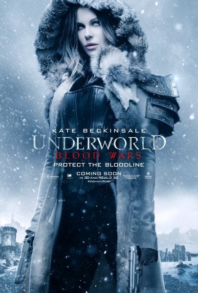 underworld blood wars poster kate beckinsale fur show