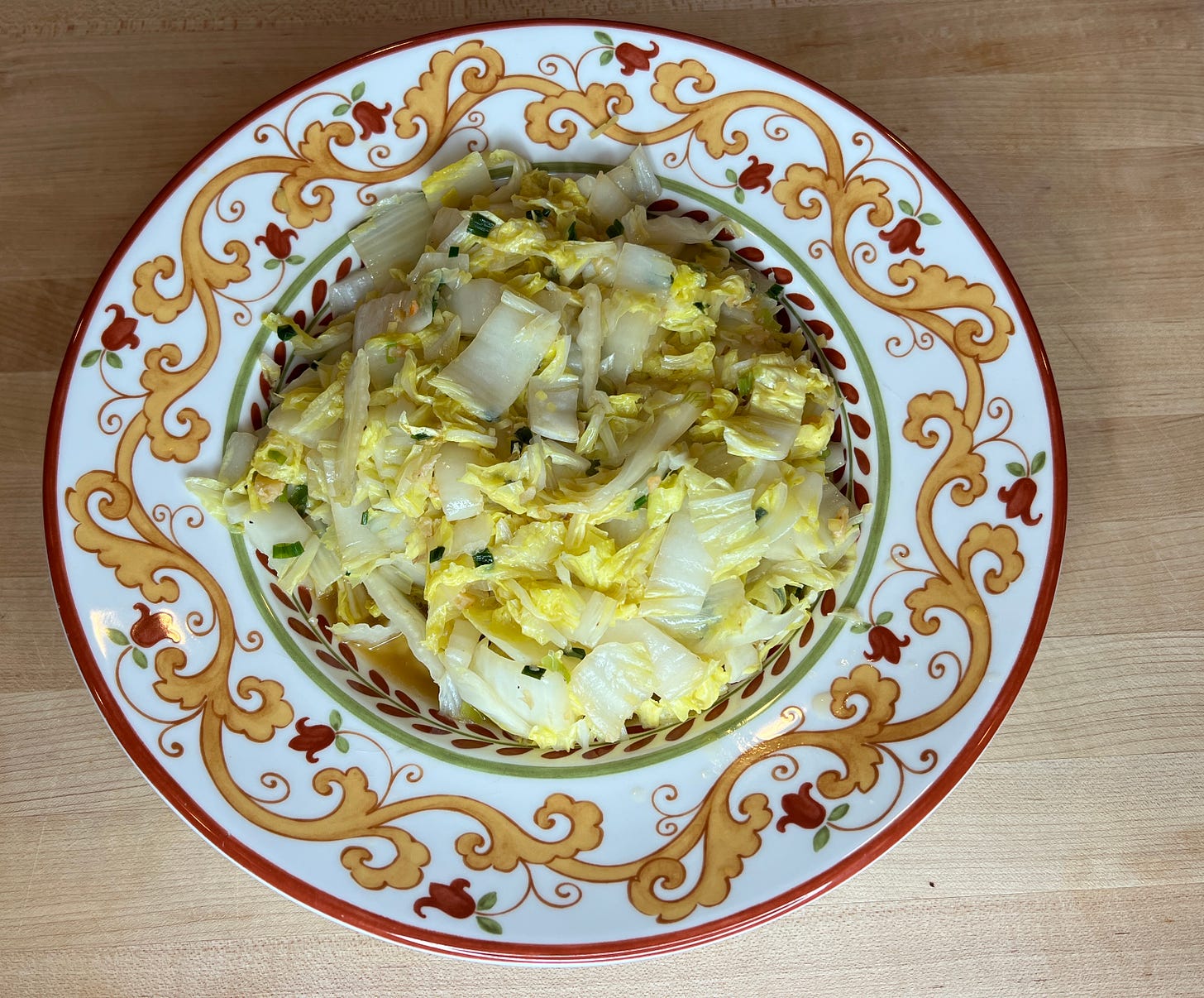 Shandong-style cabbage with dried shrimp