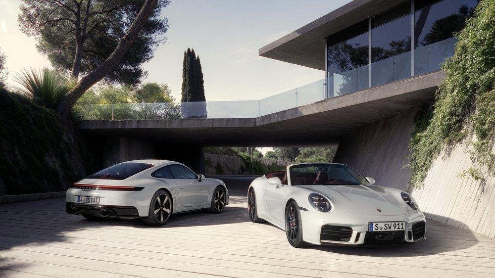 Porsche 992 carrera s phase 2 coupe cabriolet