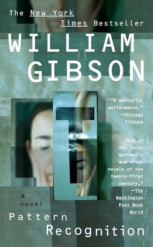 the cover of the book Pattern Recognition by William Gibson