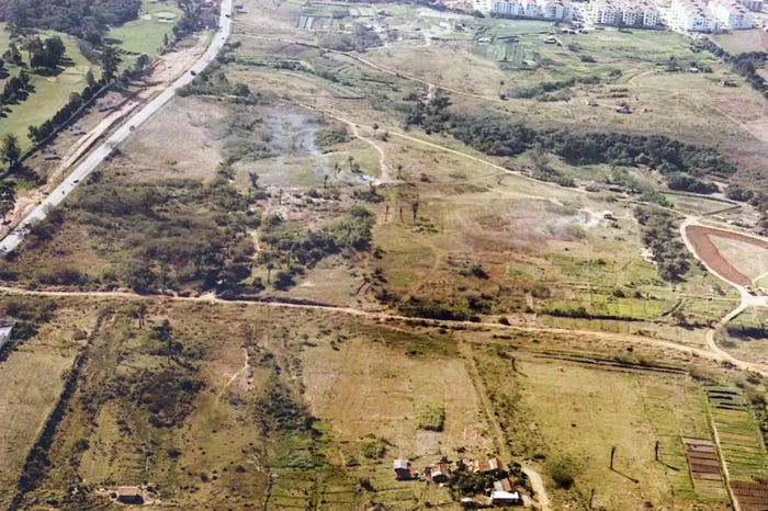 Havia apenas áreas verdes e poucos imóveis na região onde hoje é o Iguatemi