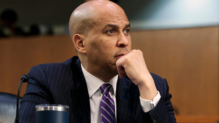 Sen. Cory Booker, D-N.J., is one of a handful of senators seeking to ease detention rules for illegal aliens. Anna Moneymaker/Getty Images