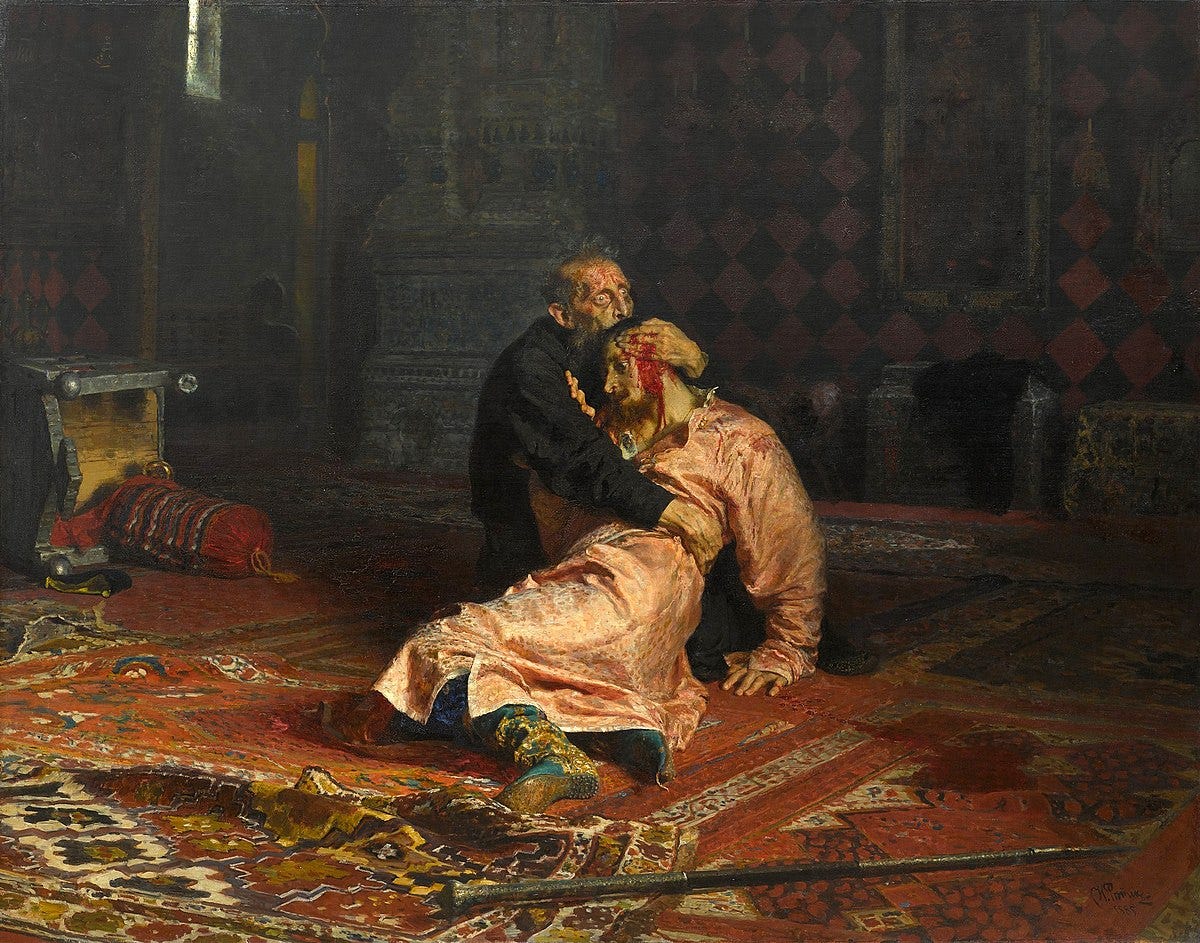 Ivan the Terrible and His Son Ivan - Wikipedia