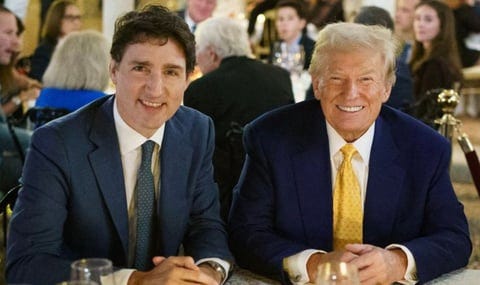 President-elect Donald Trump reportedly told Prime Minister Justin Trudeau if he doesn’t like the tariffs, Canada can always join the US as its 51st state. A joke of course, but likely the most memorable thing about trhe prime minister's visit with Trump