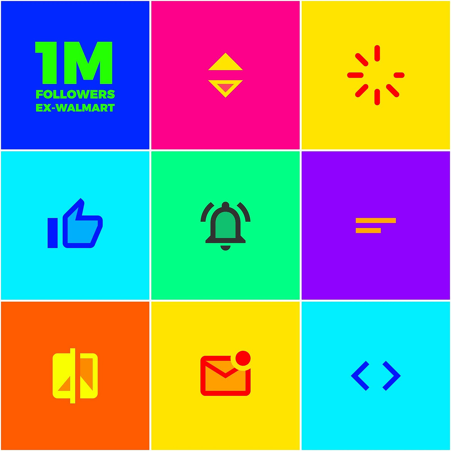 Collection of icons representing the 9 design interactions