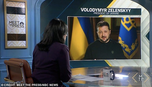 Volodymyr Zelensky brands Russian invaders 'terrorists' as he rules out  peace talks with Putin's regime until its forces pull out of Ukraine |  Daily Mail Online