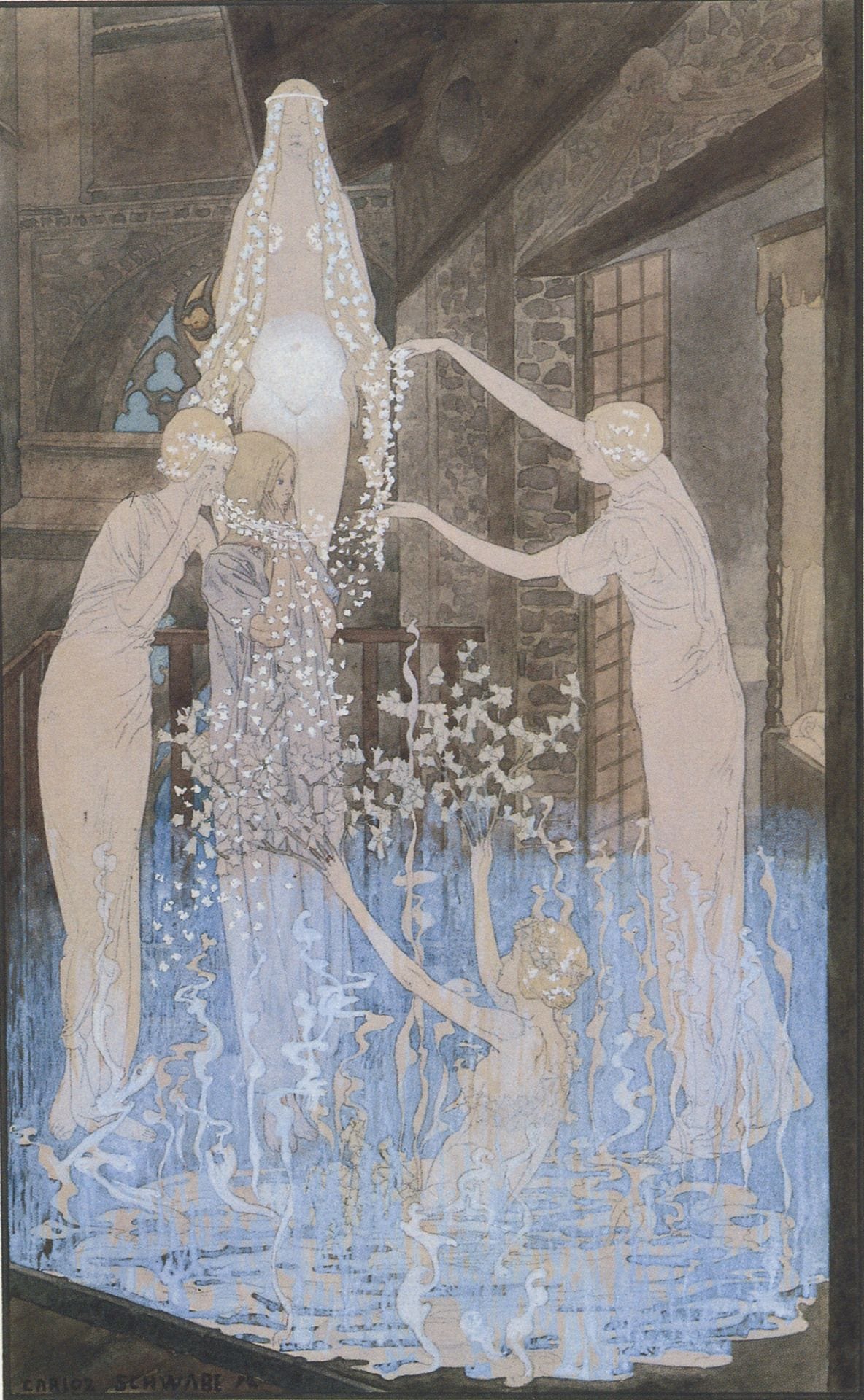 Carlos Schwabe | Fairytale art, Ethereal art, Art