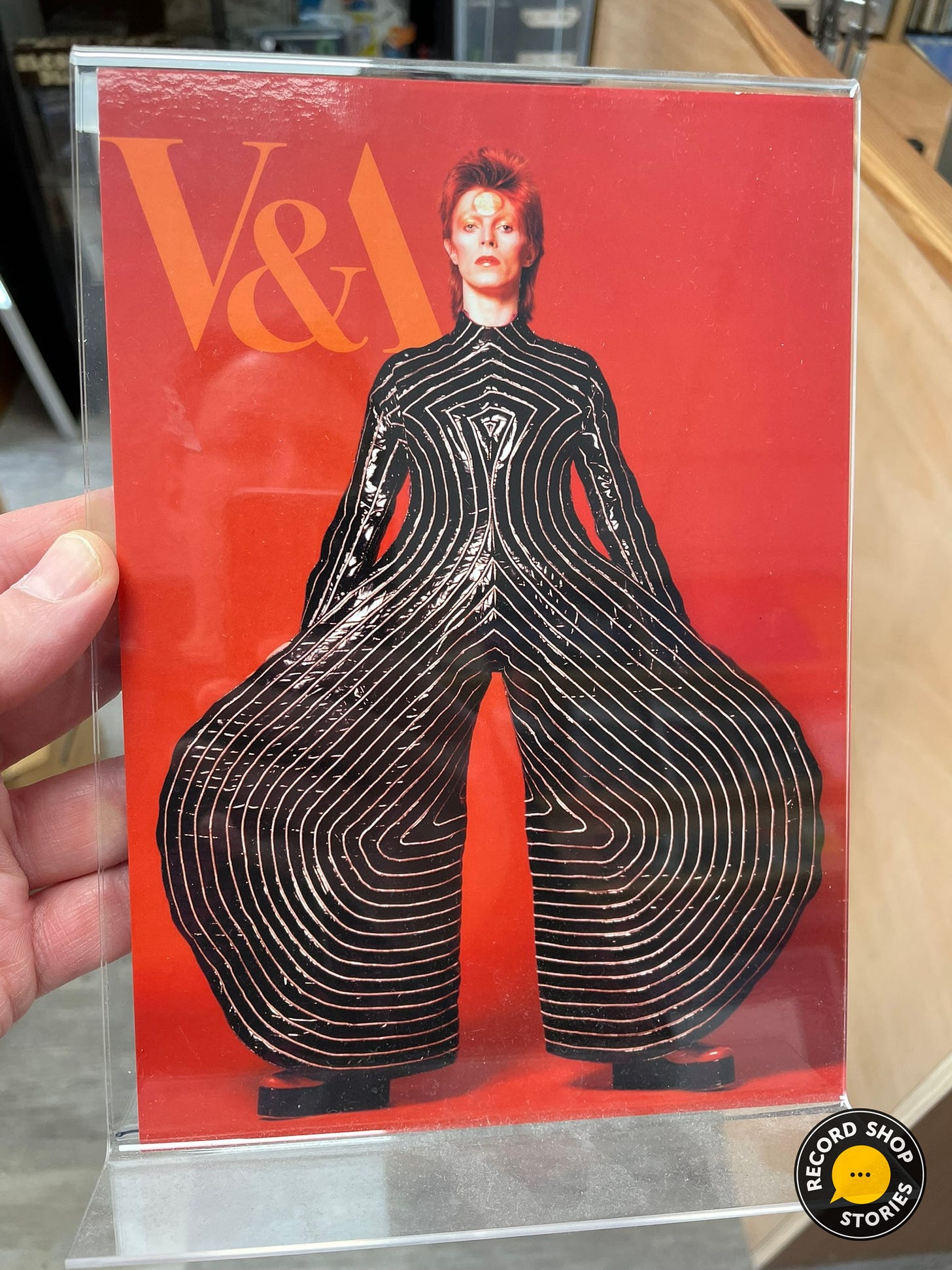 Lisa sourced the Bowie original pressings for the landmark 2013 exhibition at the V&A