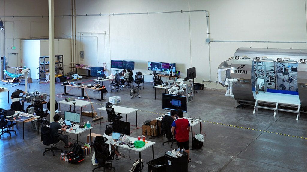 Space Robotics Company  GITAI California Office Interior.