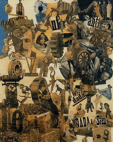 Cut with the Kitchen Knife Through the Beer-Belly of the Weimar Republic, 1919 - Hannah Hoch