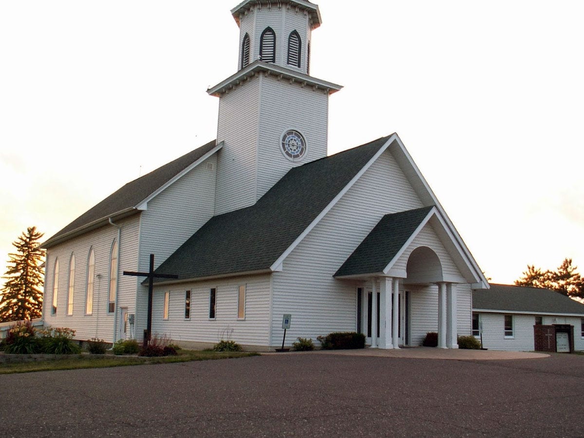 Haunted church in Amery, WI