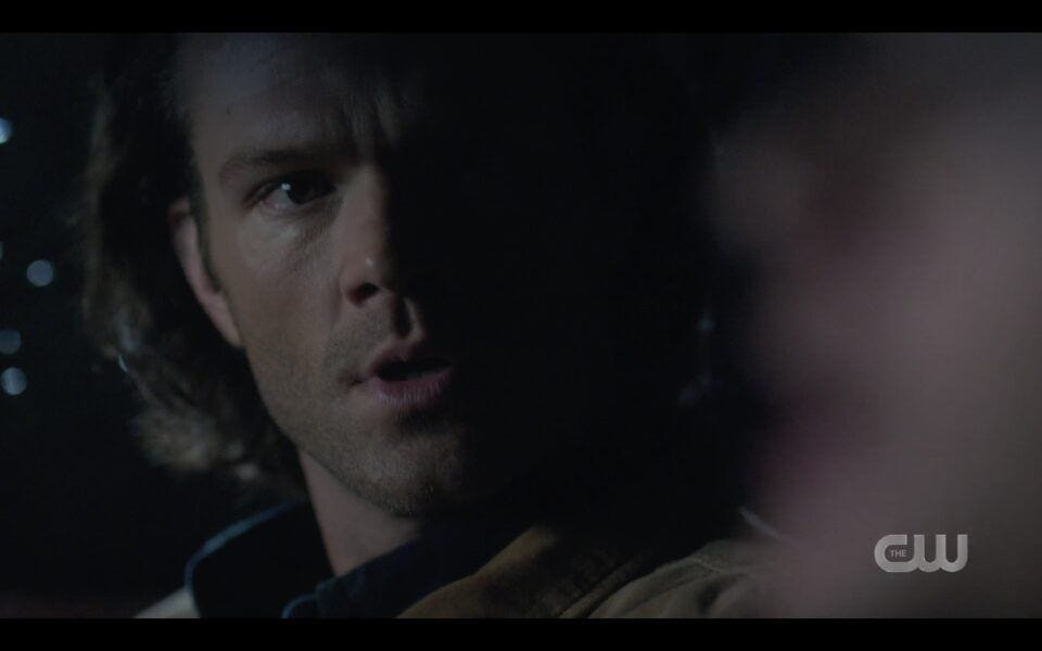 Sam Winchester reacts to hearing Jack will die from Dean 1516