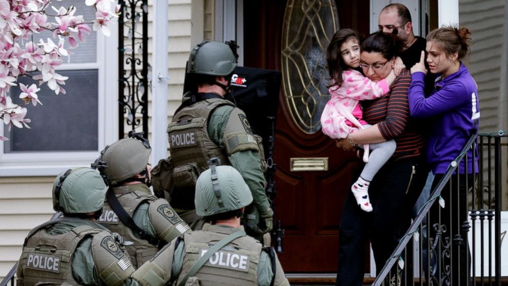 Boston Bombing Day 5: Never-Before-Heard 911 Call That Ended It All - ABC  News