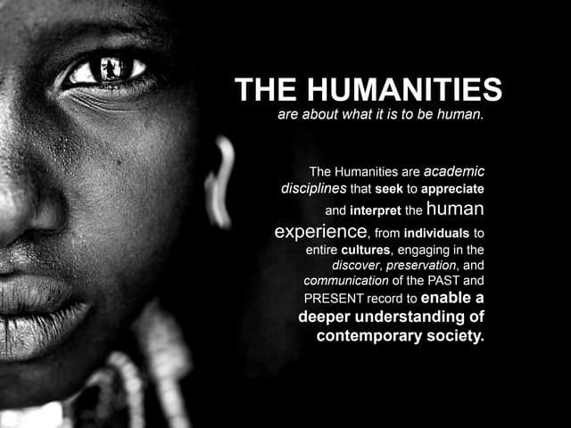 Why the humanities matter | PPT