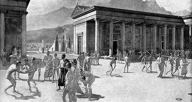 Ancient Greek Gymnasium Architecture