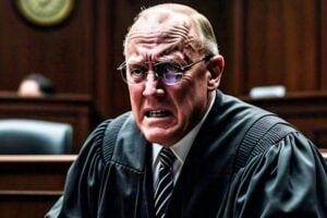 Angry judge