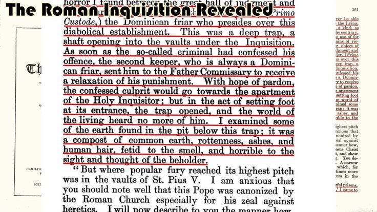 The Roman Inquisition Revealed (Rule, History of the Inquisition, 1874, ... | The inquisition ...