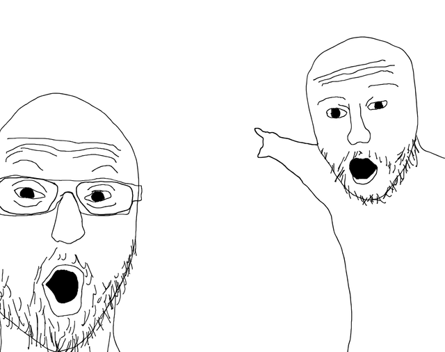 Two Soyjaks Pointing HD Template [4096*3239] : r/MemeRestoration