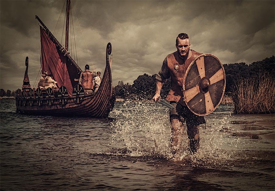 Representation of Vikings in South America. Source: Nejron Photo / Adobe stock
