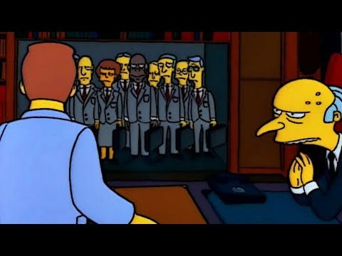 Ten High Priced Lawyers (The Simpsons) - YouTube