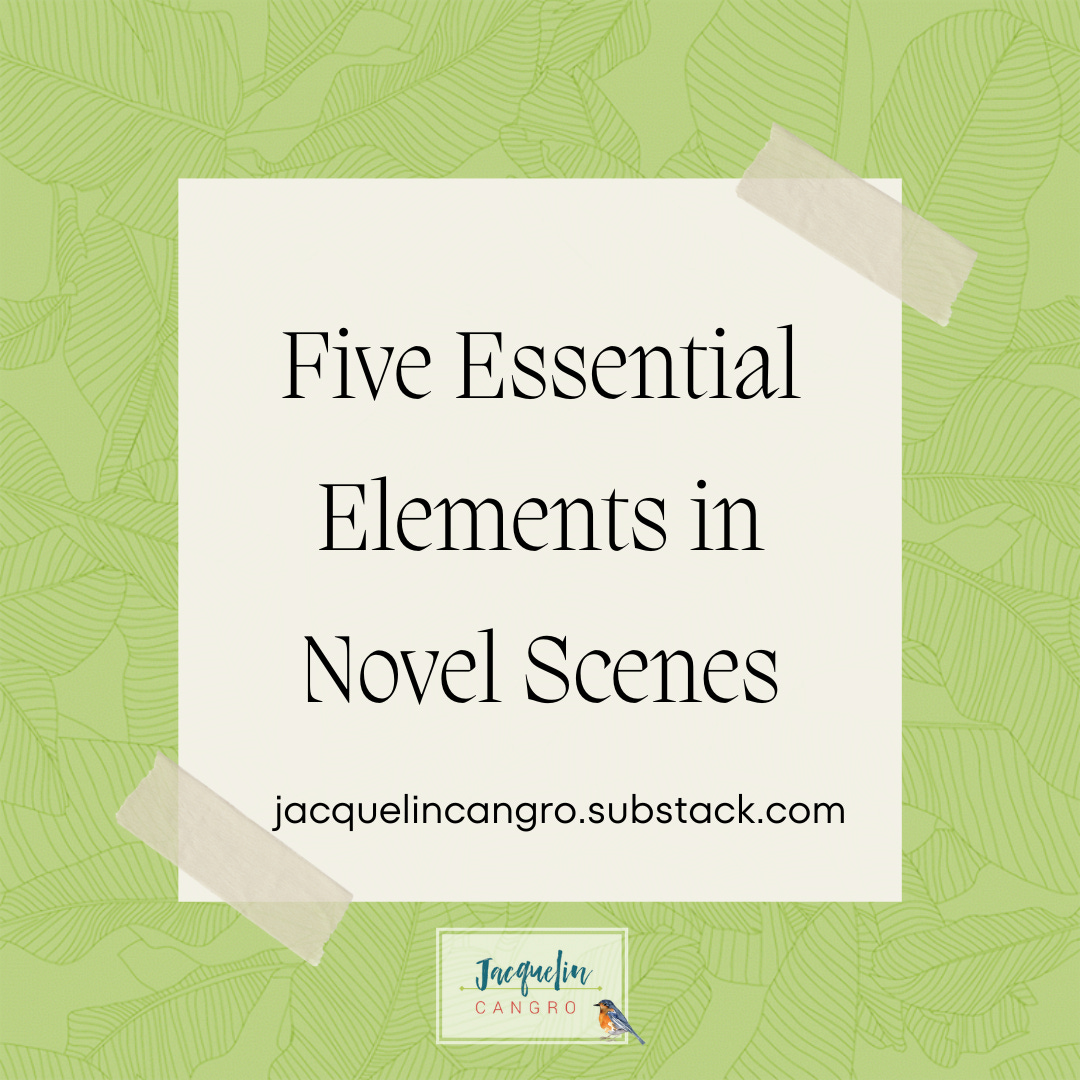 5 Essential Elements of Effective Novel Scenes