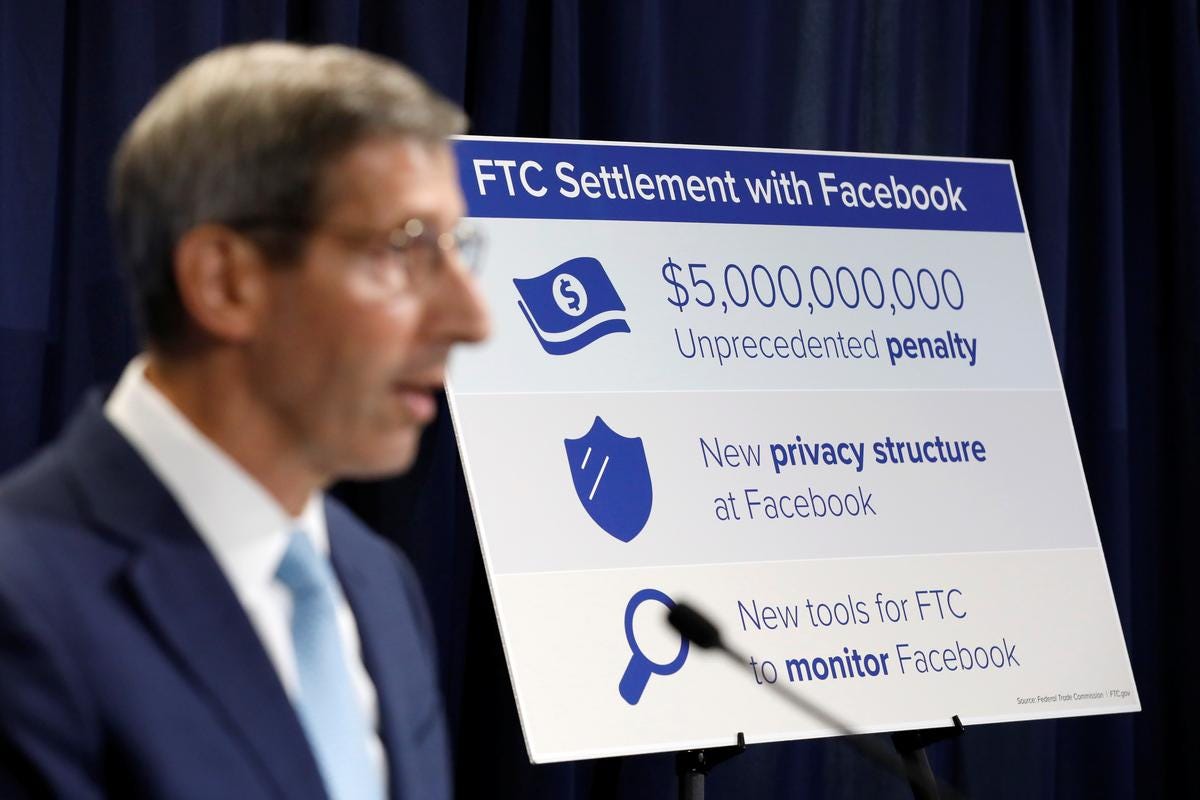 ftc 5 billion dollar settlement with facebook slap on wrist