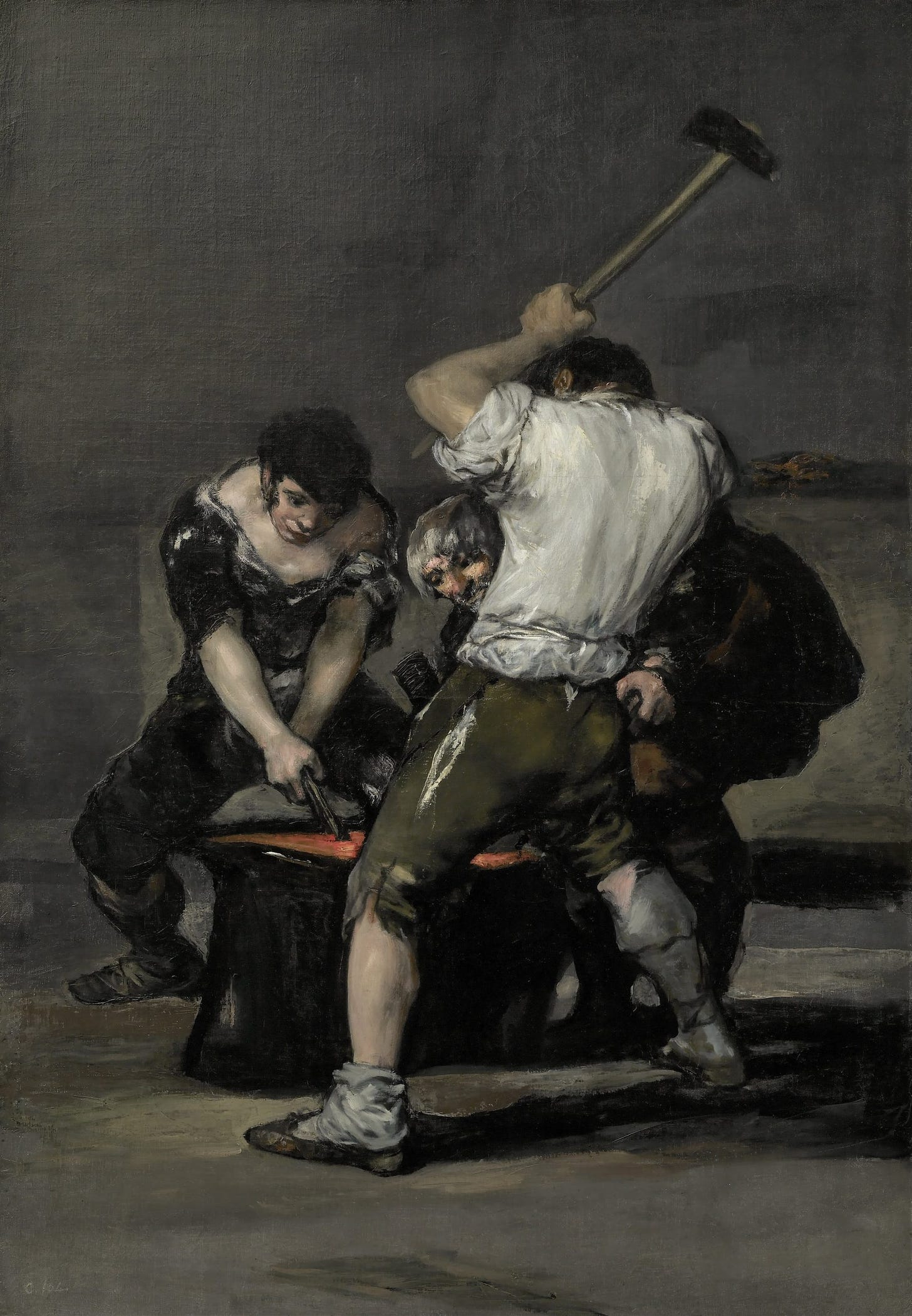 The Forge - Goya, Francisco - c