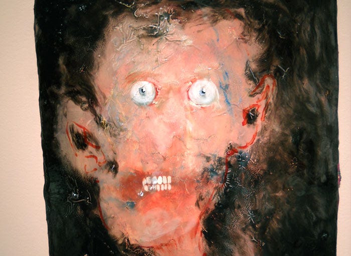 painting by unknown artist as seen at the 2011 Armory Show in NYC