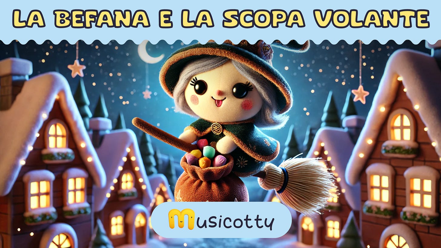 La notte dell’Epifania è arrivata, e con lei la Befana porta dolcetti e regali per tutti i bambini! 