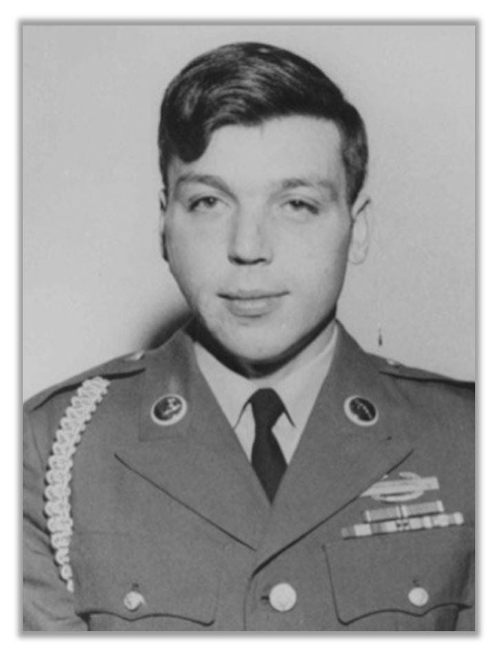 Headshot of Kinsman, in uniform