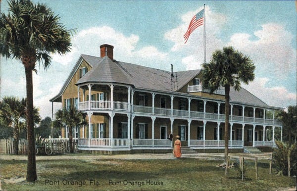 Port Orange Hotel Postcard