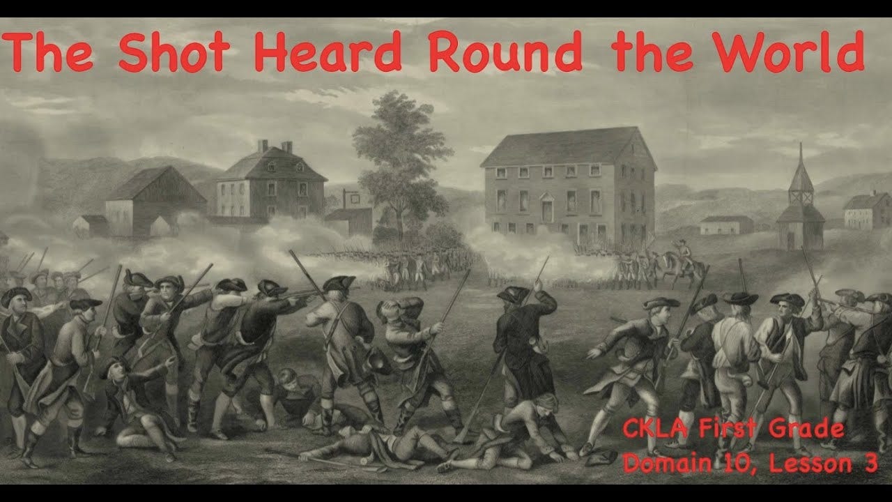 The Shot Heard Round the World- Knowledge Domain 10, Lesson 3 - YouTube