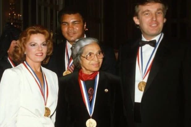 When Donald Trump Met Rosa Parks (Photo)