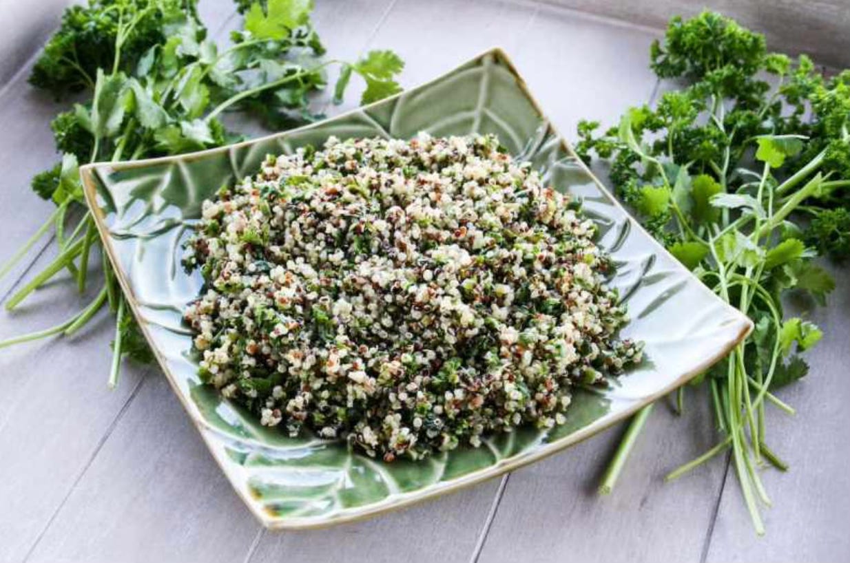 quinoa tabbouleh salad