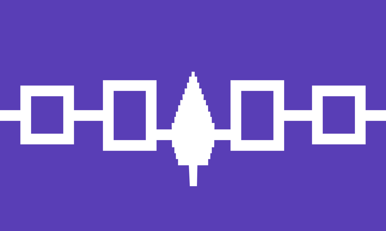 Flag of Haudenosaunee or Iroquois