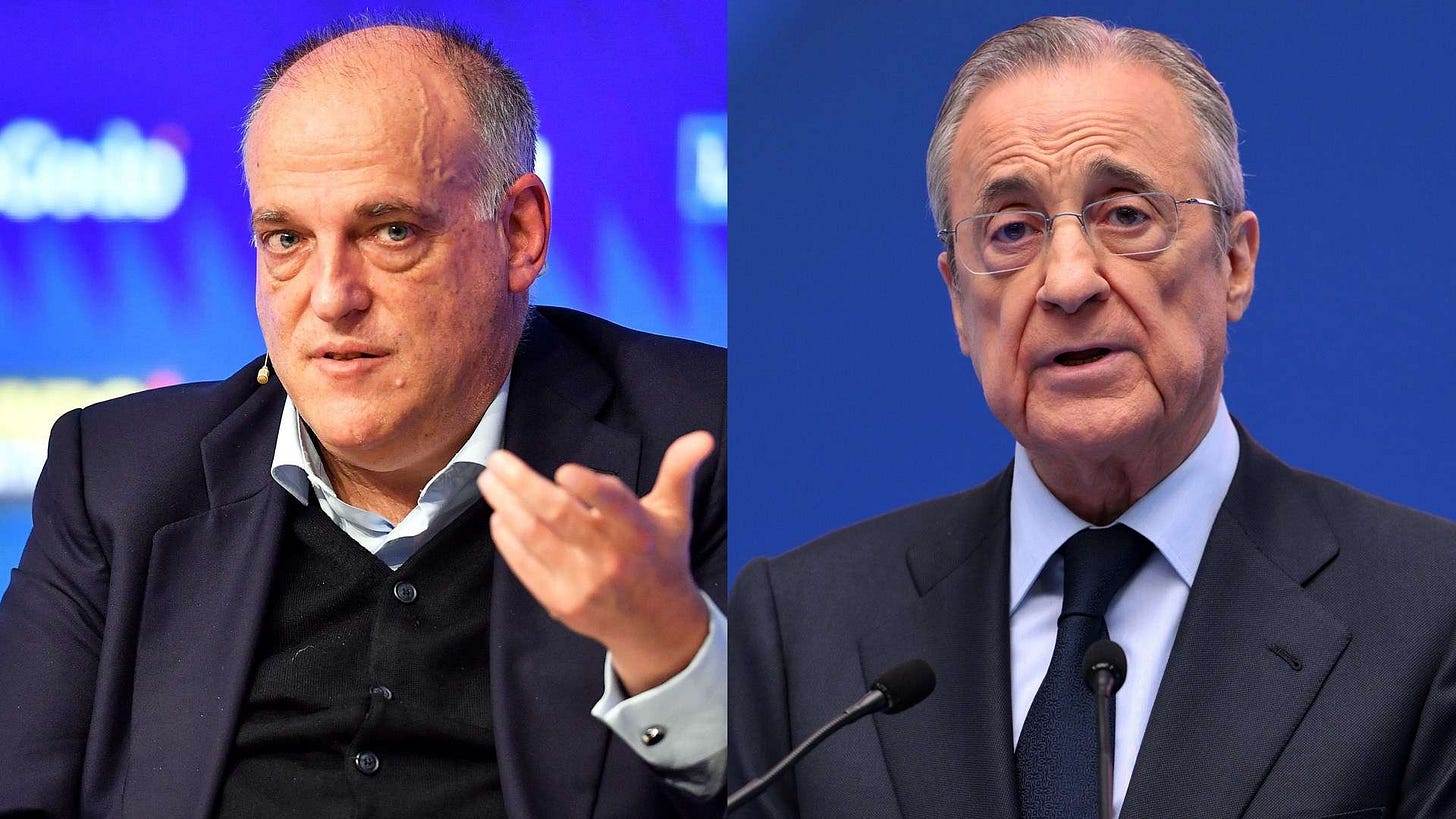 Real Madrid came to DESTROY football!' - La Liga president Javier Tebas  calls out Spanish champions for 'circus' European Super League plans |  Goal.com US