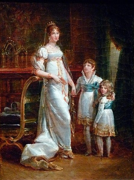 File:Hortense de Beauharnais et ses deux fils.jpg