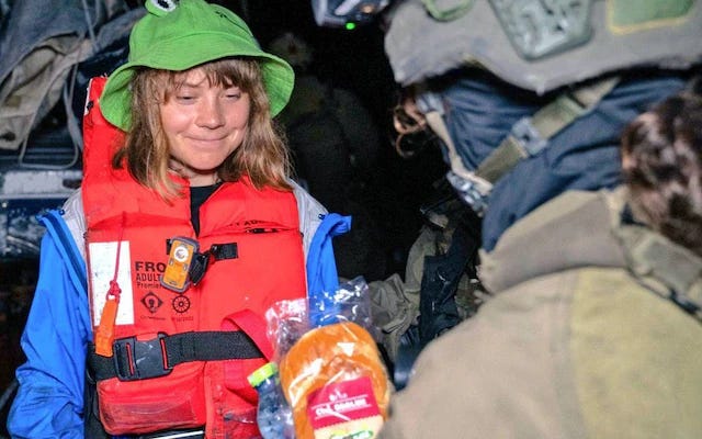 Greta sai voileivän. Eli toisin sanoen “tuli kidnapatuksi”.