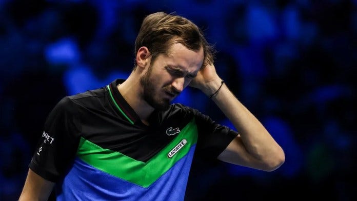 Medvedev perdió con Sinner en las semifinales de las ATP Finals